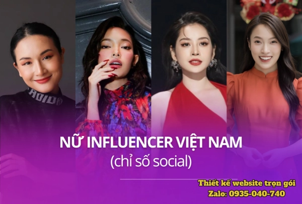 Ảnh các influencer nữ Việt Nam