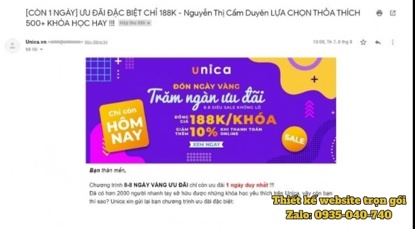 Email khuyến mãi