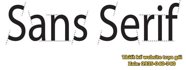 sans serif