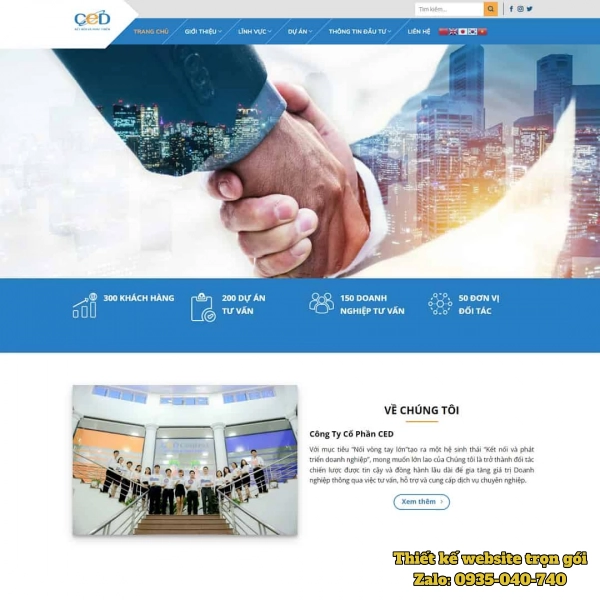 web giới thiệu doanh nghiệp