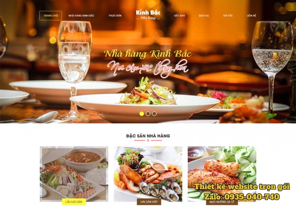 website nha hang