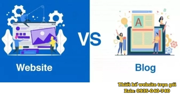 website vs blog