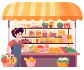 Cửa hàng nhỏ, tạp hóa, shop bán lẻ