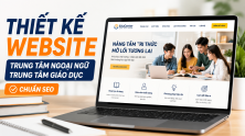 Thiết kế website cho trung tâm ngoại ngữ và đơn vị đào tạo