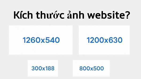 Kích thước ảnh website bao nhiêu là chuẩn?