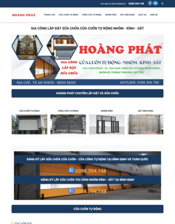 Website Hoàng Phát