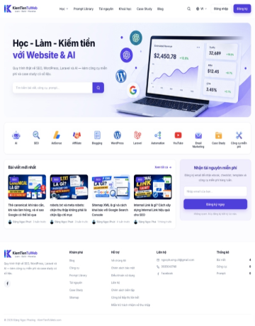 Website Kiếm Tiền Từ Web