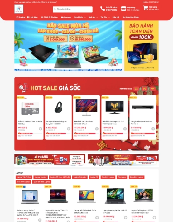 Khám phá website Ngô Thi Computer