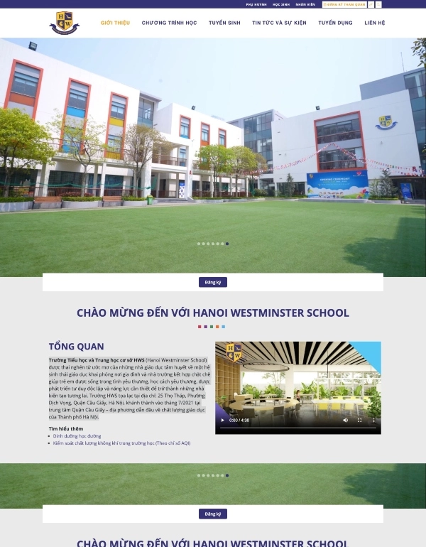 Website Trường HWS