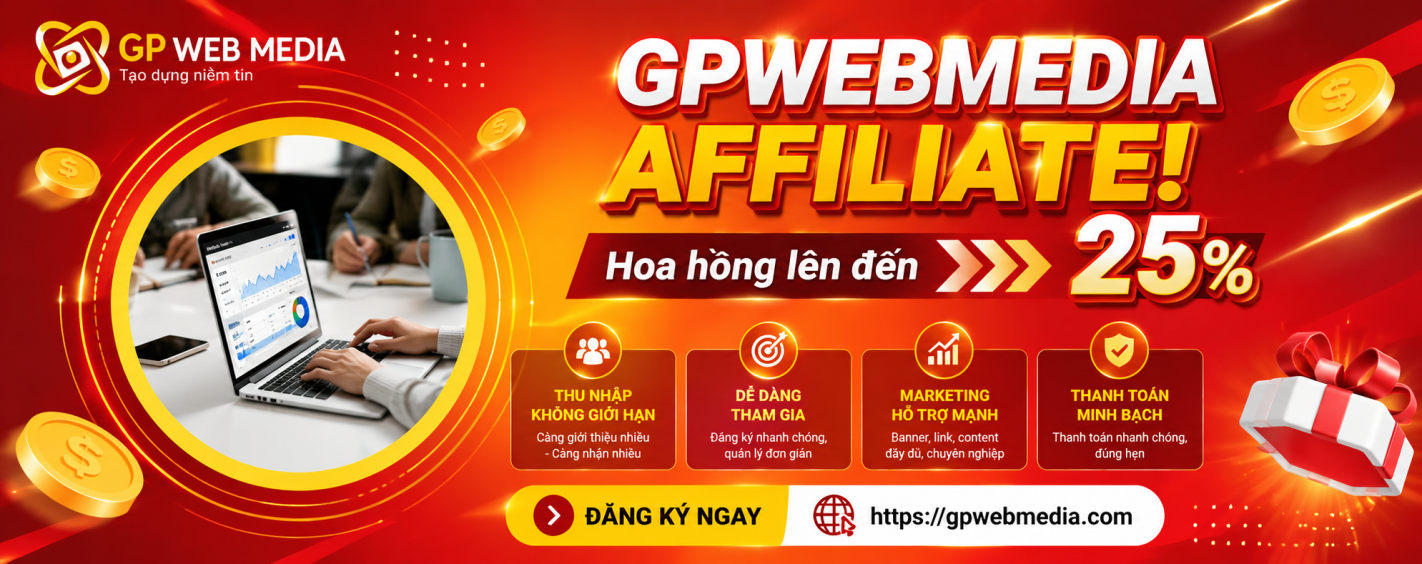 Affiliate cùng GPWebMedia